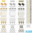 Jewelry Making Diy Kit Accessories  Jewelry Repair Tool Set With Ribbon Crimp En