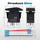 3 Position Rocker Switch  Waterproof On off on 12v 20a 24v10a Rocker Switch 7   
