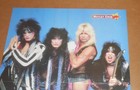 Motley Crue Poster Vintage Original 22x16 Group Shot Stripes Rare