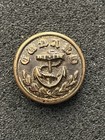 C1890 Cunard Line Steamship Uniform Button Lewis s Liverpool Backmark Tm2310