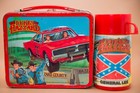 Vintage 1983  dukes Of Hazzard  Aladdin Lunchbox W  Matching Thermos Metal