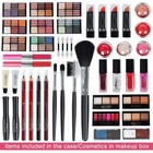 All-in-one Makeup Kit Gift Set Women Full Carry All Professional Silver 