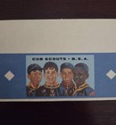 Vintage Boy Cub Scouts B s a  Dinner Place Cards 1950 s Lot Of 8   Nos