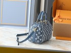 Denim Print Pillow Duffel Bag Women Top   handle Crossbody Shoulder Bag