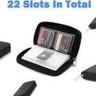 Memory Card Storage Bag 22slots Sd Cards Organiser Pouch Card Carrying Case 