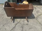 Handmade Amish Baby Cradle