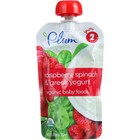 Plum Organics Raspberry Spinach Greek Yogurt Organic Baby Food 3 5 Oz 12 Pack
