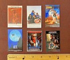 Dollhouse Miniature Set Of 12 Iconic Mini Wall Posters 1980   s Retro 1 12 Scale