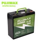 Pujimax 12 8v 256wh 20a Lifepo4 Battery 6000 deep Cycles Built-in Bms Protects