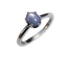 19thc 1ct  Blue Star Sapphire Ring Antique Ancient Persia Sorcery Oracle Prophet