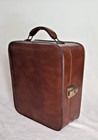 Vintage Portable Travel Bar 3 Bottle Case With Accessories Pre-owned