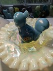 Fenton Glass Hand Painted Artist Signed Squirrel 