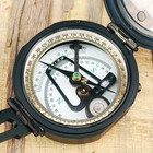 100  Working Brass Brunton Pocket Vintage Compass With Leather Case 