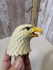 Bald Eagle Head Ceramic Bottle Stopper Cork Vintage Barware Decanter Topper Rare