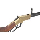 Denix Usa 1860 Henry Repeating Non Firing Replica Brass Rifle  Octagonal Barrel