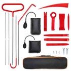 21 18pcs Car Door Tool Kit Inflatable Air Pump Auto Window Door Open Fixing Grip
