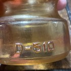 Beautiful Orange Carnival Glass Hemingray D-510 Insulator