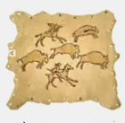 8 Vintage Miniatures-native American Buffalo Hide Rugs   2 00 Ea   Great Find 
