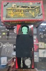 Japan Yone 1950 s Tin Wind Up Skeleton Coffin Bank Mystery Novelty Mint Works