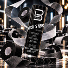 L3vel3 Black Neck Strips 500 Count Disposable Barber Salon Supplies