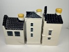 3 Klm Bols Delft Blue Houses Miniatures Set Of 3  50  74  80 Not Empty