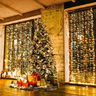300 Led Window Curtain String Light For Christmas Wedding Party Home Garden Bedr