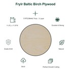 Baltic Birch Plywood Sheets Box Of 45 - Laser 12 X 12 X 1 8 Inch 