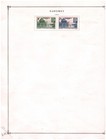 Collection   Dahomey Mixed Album Page  1941 1970  Cat  39 Mint   Used