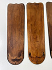 Antique Hunter Ceiling Fan Blades  52  Wood  4  Wing Tip Tuerk Usa Oe 1906-20s