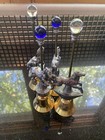 Set Of 4 Michael Ricker Pewter Sculpture Carousel Horse Bells Signed 2 5 w X 8 h