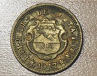 1947 Costa Rica 5 Centimos Lamination Error