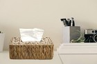  Water Hyacinth Wicker Tissue Box Cover Rectangle 