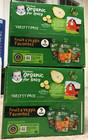 Lot Of 2 Packs Gerber Organic Fruit Veggie Variety Pack 3 5 Oz Pouch - Pack Of 9