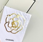 New Chanel Vip Camellia Metal Gold Bookmark Pin Clip Limited Gift 