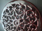 New Staub Grenadine Enameled Cast Iron    lily    Trivet 9 Inch Round