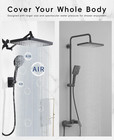 Premium 12 2  Rain Shower Head With Handheld Spray  Updated High Pressure Rainfa