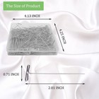 100 200pcs Sewing T Pins 2  Stainless Steel Wig Pin Long Straight Craft Knitting