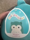 Squishmallows Winston The Owl Stuffed 7 5   hoot Hoot Cute Clean Tush Tag Kellytoy