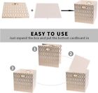 Storage Bins  Cubes Fabric Drawers Organizer Basket Boxes Containers