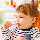 Gentle Scoop    Silicone Training Infant Spoons  Pink purple  Unisex  4 Pack