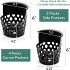 Heavy Duty 6-pack Billiard Pool Table Pockets - 4 Corner   2 Side Pockets