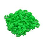 100pcs Leg Bands Plastic Chicken Pheasant Poultry Duck Bird Leg Rings Id Tags