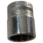 Vintage Blackhawk 35120 7 16  Drive 5 8  Sae 12pt Socket Usa Used Condition