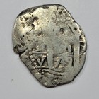 1700-1746 Cob 2 Reales Lima Peru 5 7g Scarce Type Large Thin Flan Nice  v236