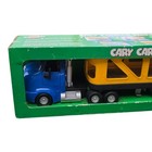 Chevron Cars Cary Carrier Truck Figure Hauler Transport Car Vintage 1998