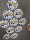 1990 Mcmillion On Nbc Pinback Buttons Mcdonald s Lot Of 2