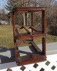 Antique 1898 Singer Treadle Sewing Machine Oak Drawer Frame Cabinet Parts Only
