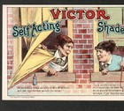 Victorian Irish Gossip Tenement Window Slang Victor Shade Roller Trade Card J us