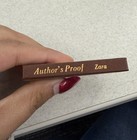 Vintage Miniature Author   s Proof By Louis Zara