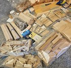 Vtg Dollhouse Miniatures Building Supplies Lumber Shingles Stairs Huge Mixed Lot